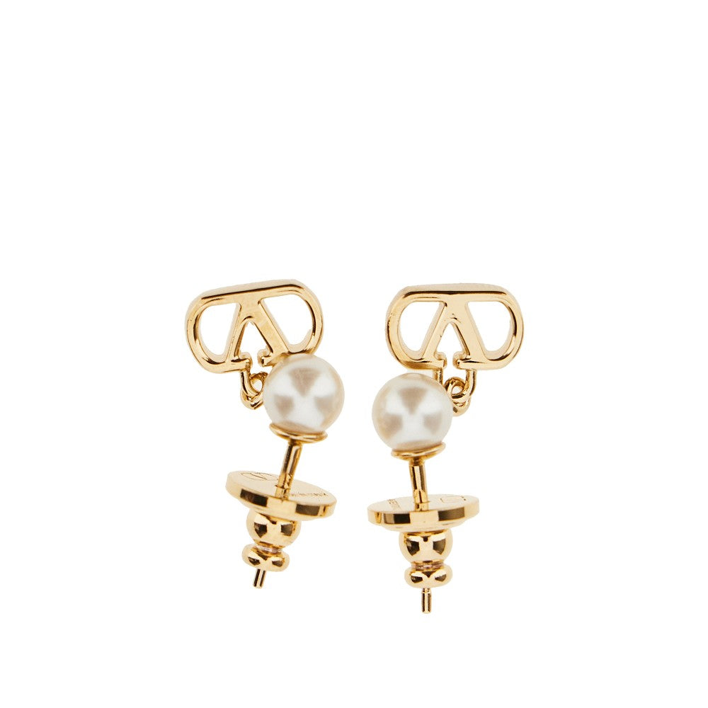 VALENTINO GARAVANI Vlogo Signature' earring with pearl