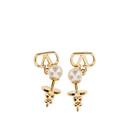 VALENTINO GARAVANI Vlogo Signature' earring with pearl