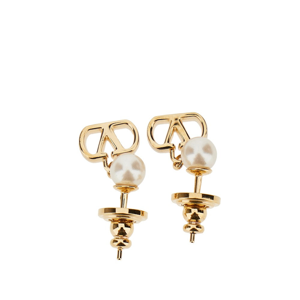 VALENTINO GARAVANI Vlogo Signature' earring with pearl