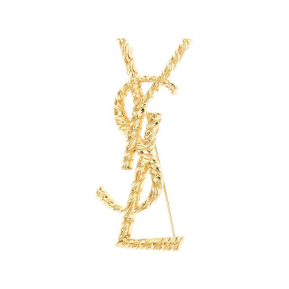 Saint Laurent 'Cassandre' striped brooch