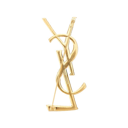 Saint Laurent 'Cassandre' striped brooch