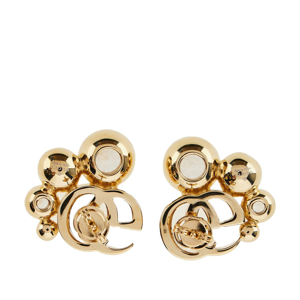 GUCCI 'GG Marmont' earrings with zirconia