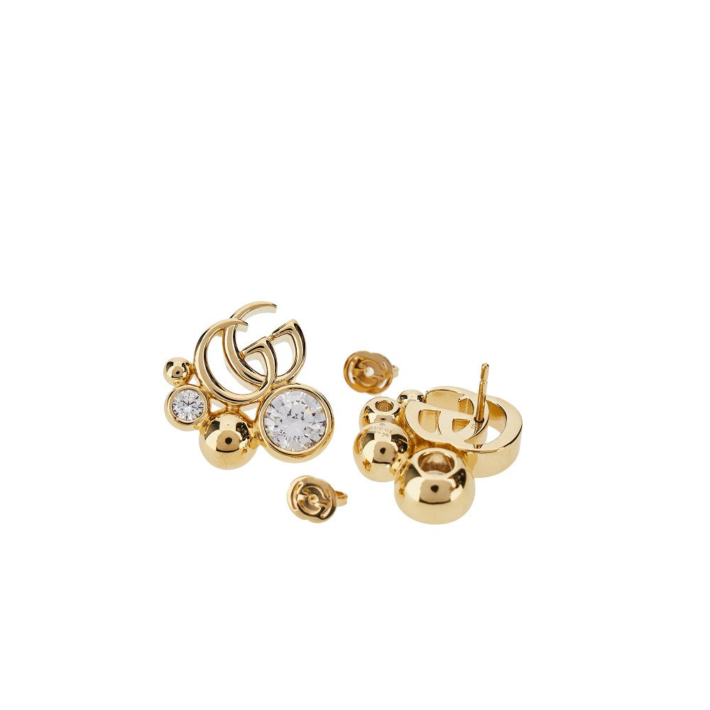 GUCCI 'GG Marmont' earrings with zirconia