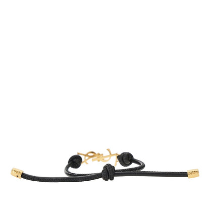 Saint Laurent 'Cassandre' leather bracelet