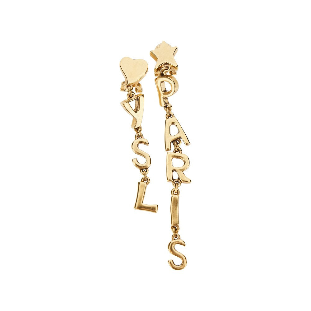 Saint Laurent 'YSL PARIS' clip earrings