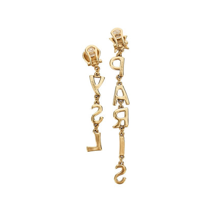 Saint Laurent 'YSL PARIS' clip earrings