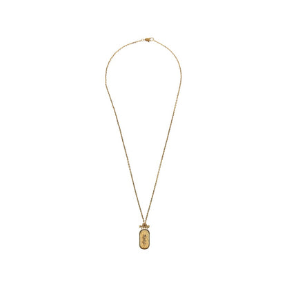 Saint Laurent Cassandre plate necklace