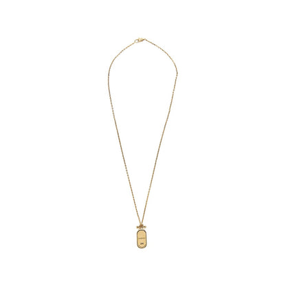 Saint Laurent Cassandre plate necklace