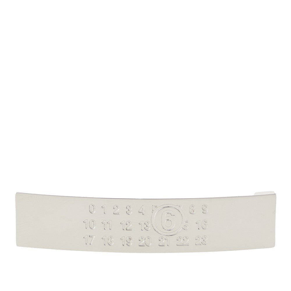 MM6 Maison Margiela Engraved logo hair clip