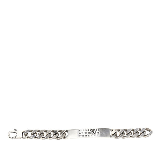 MM6 Maison Margiela Logo plate bracelet