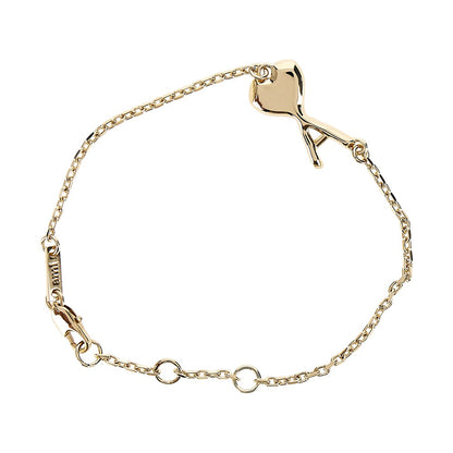 AMI Brass hammered Ami de Coeur bracelet