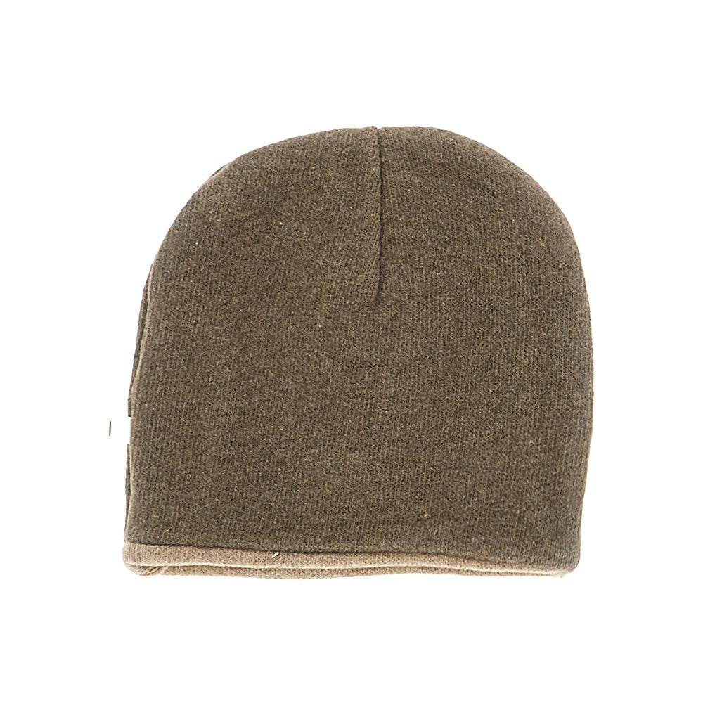 1 + in the Family Double knitting cotton-blend beanie hat