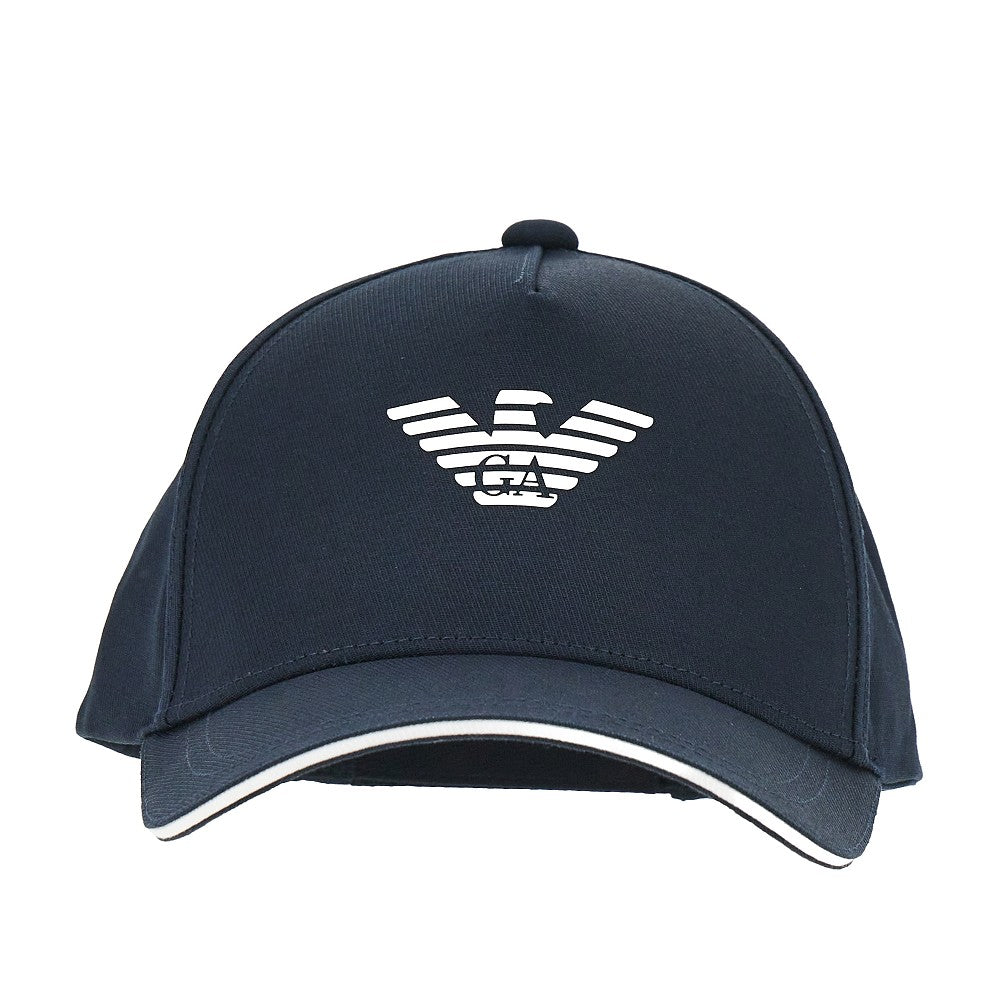 EMPORIO ARMANI Logo print baseball hat