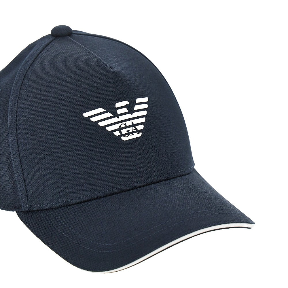 EMPORIO ARMANI Logo print baseball hat