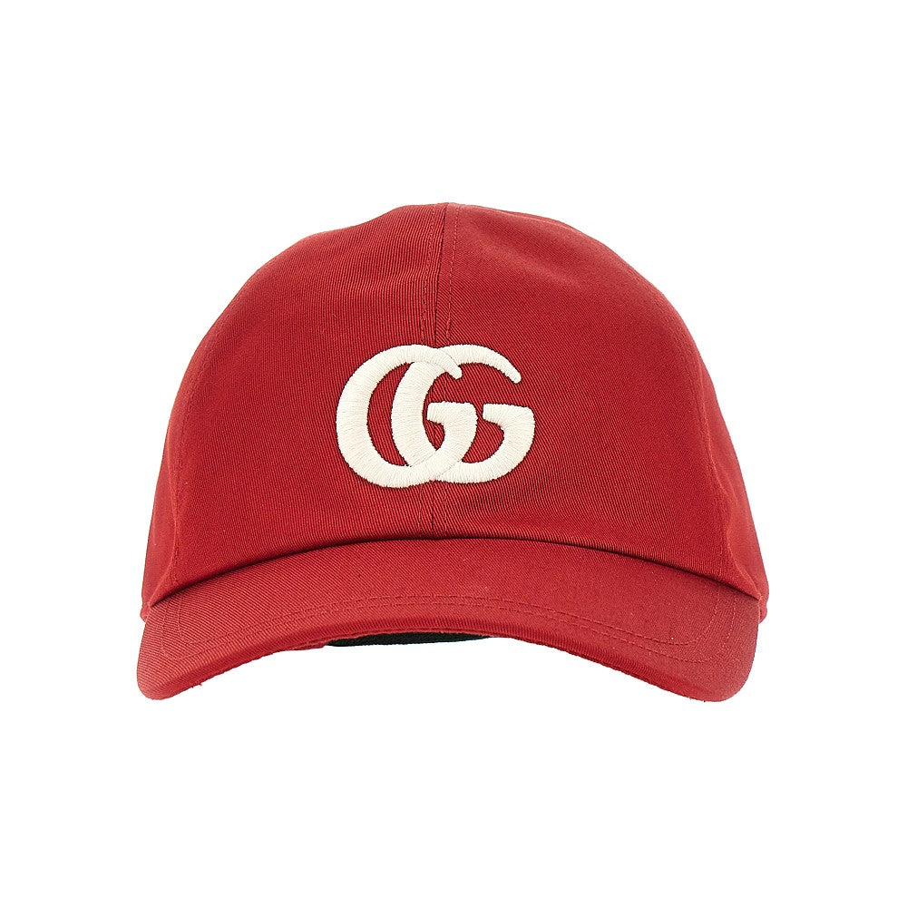 GUCCI Gabardine baseball cap with embroidery