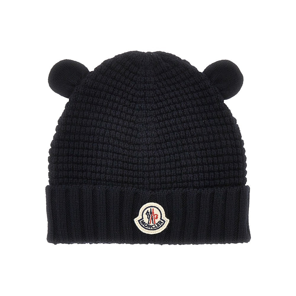 MONCLER Wool beanie hat with ears