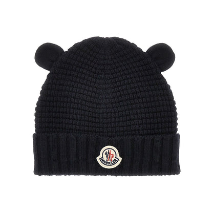MONCLER Wool beanie hat with ears