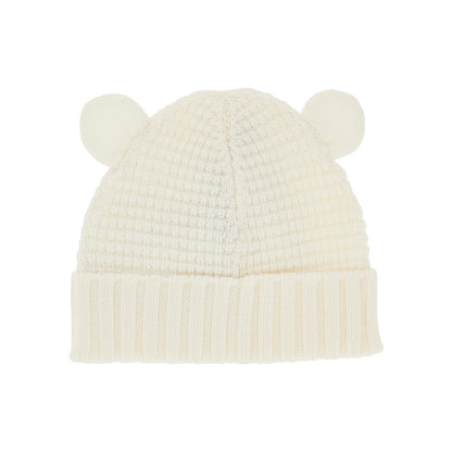 MONCLER Teddy Bear ears wool beanie hat