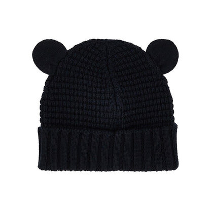 MONCLER Teddy Bear ears wool beanie hat