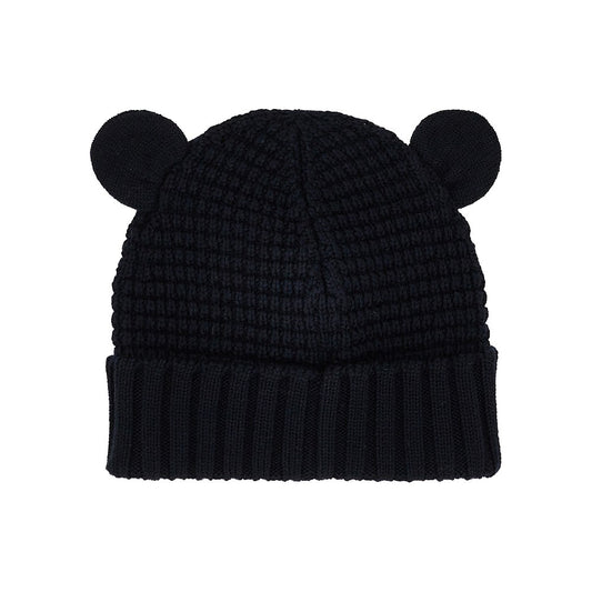 MONCLER Teddy Bear ears wool beanie hat