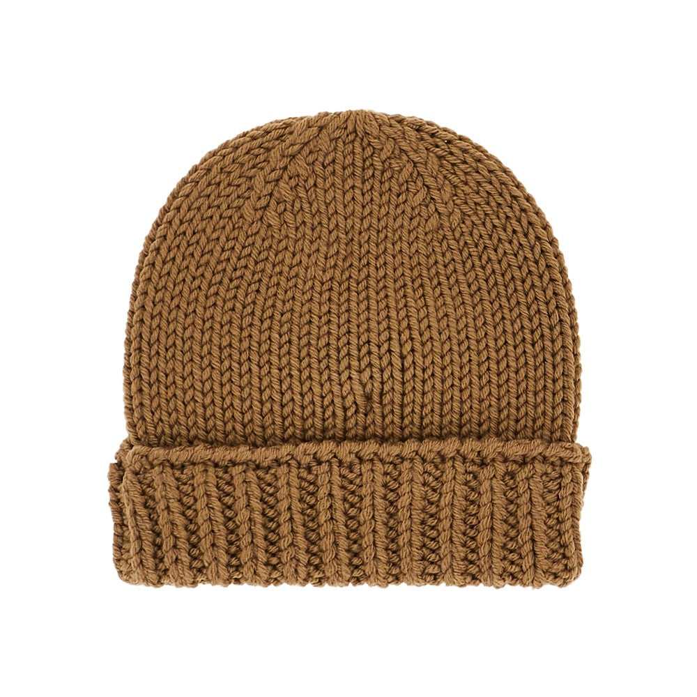 MONCLER Logo patch beanie hat