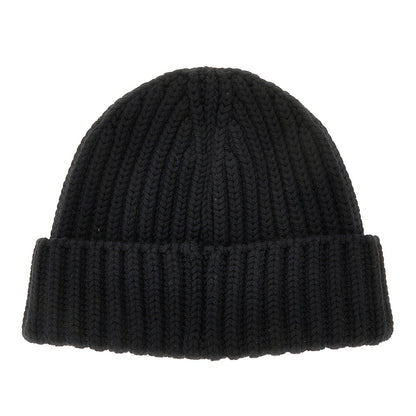 PRADA Knitted beanie with triangle logo