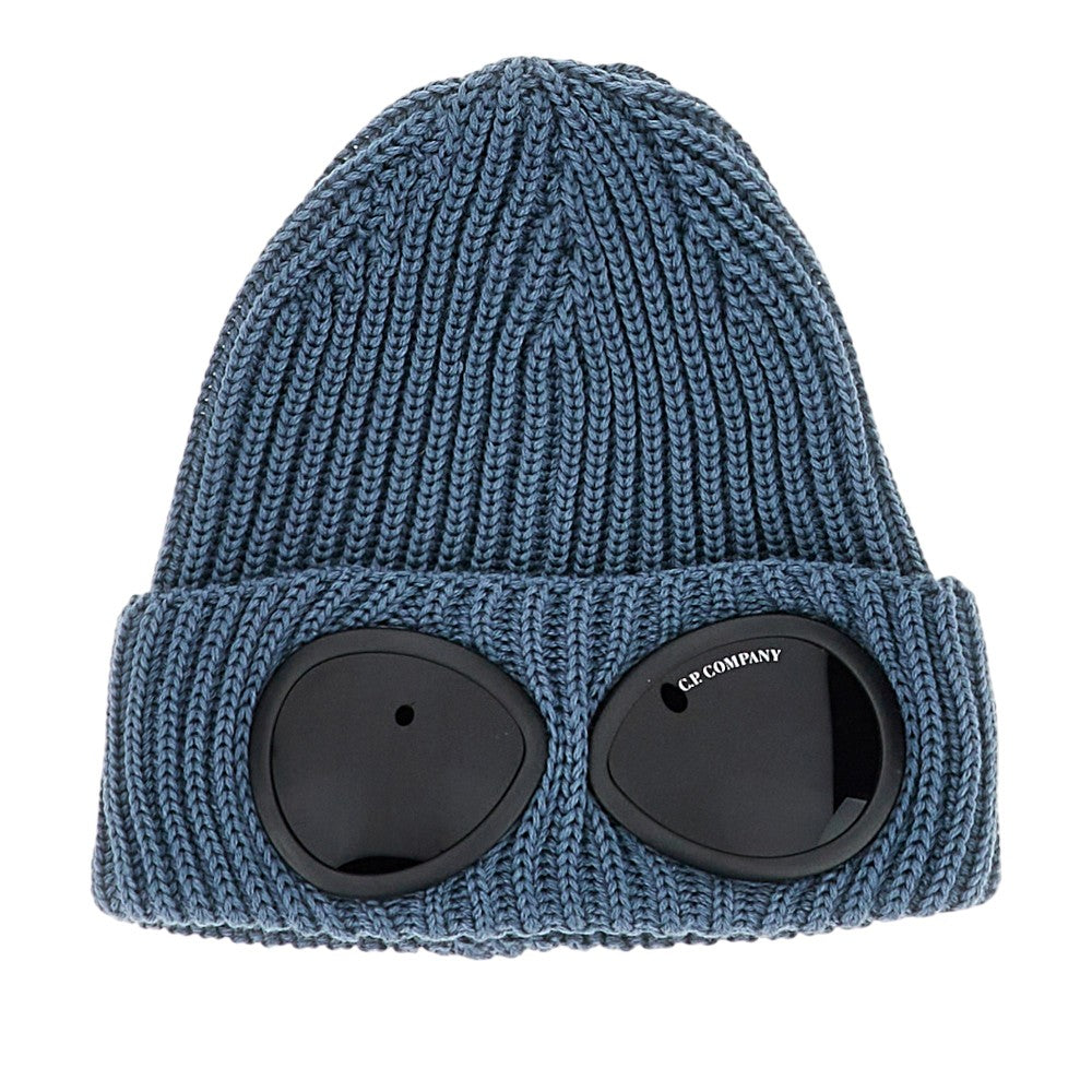 C.P. Company Wool beanie hat with lenses