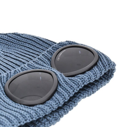 C.P. Company Wool beanie hat with lenses
