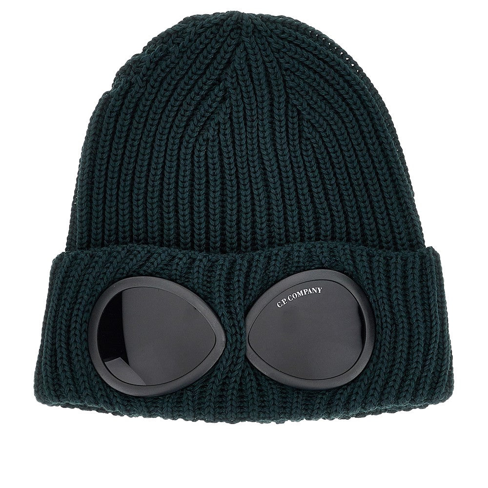 C.P. Company Wool beanie hat with lenses