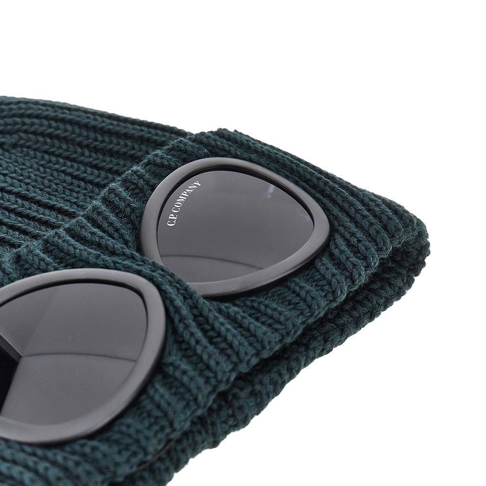 C.P. Company Wool beanie hat with lenses