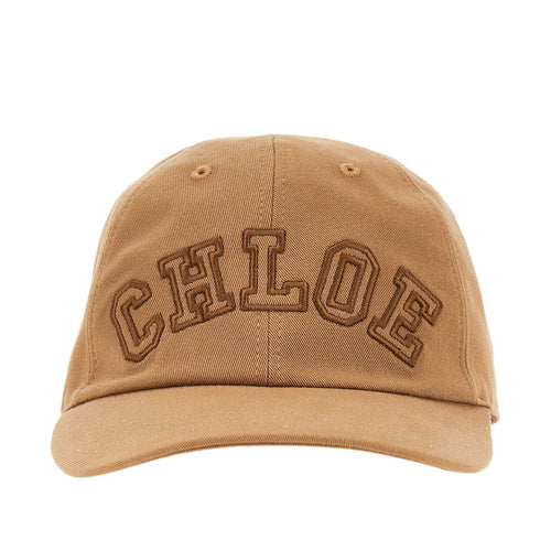CHLOE' Logo embroidery cotton baseball cap