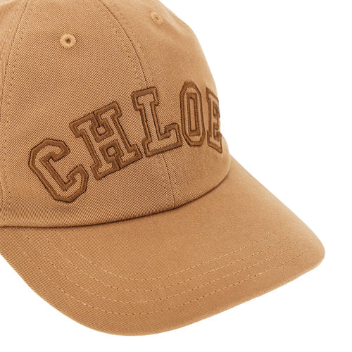 CHLOE' Logo embroidery cotton baseball cap