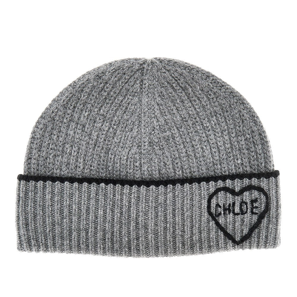 Chloé 'Chloé Encoeur' wool and cashmere beanie hat
