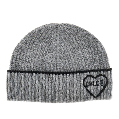 Chloé 'Chloé Encoeur' wool and cashmere beanie hat