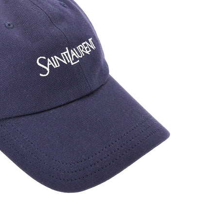 SAINT LAURENT Saint Laurent embroidery baseball cap
