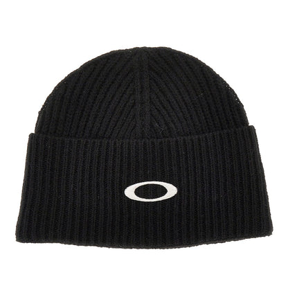 OAKLEY Ellipse' ribbed beanie hat
