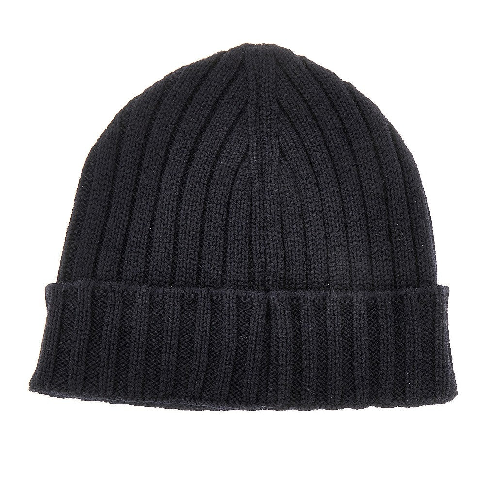 C.P. Company Knitted beanie hat with logo patch