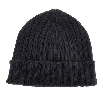 C.P. Company Knitted beanie hat with logo patch