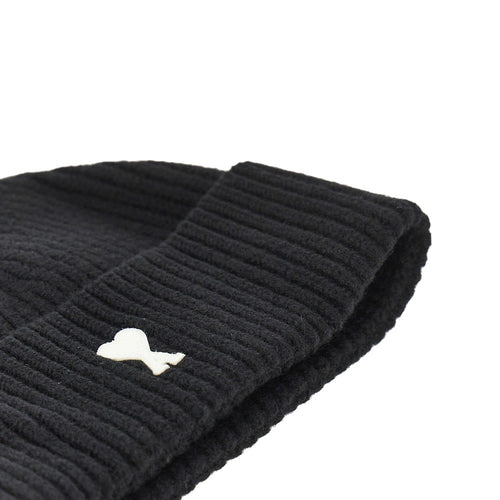 Ami Paris 'Ami de Coeur' wool beanie hat