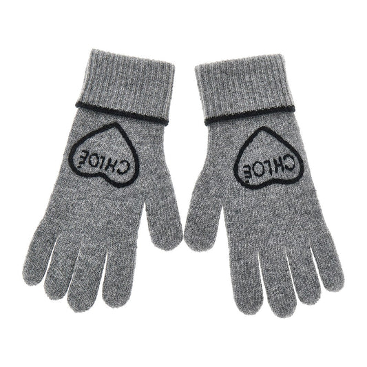 Chloé 'Chloé Encoeur' wool and cashmere gloves