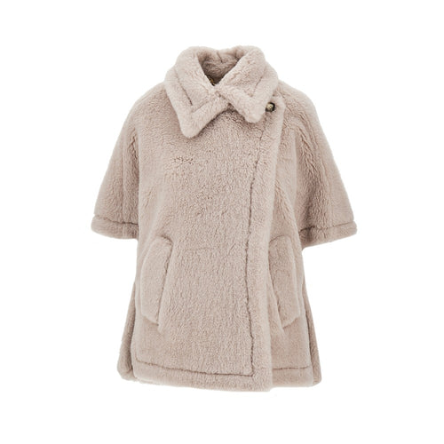 Max Mara Teddy short cape