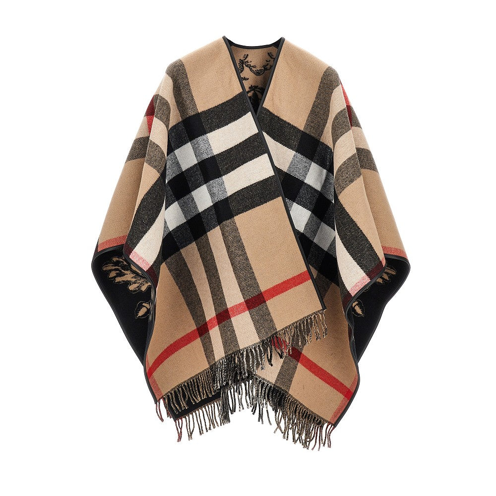 BURBERRY Gallant Knight wool cape