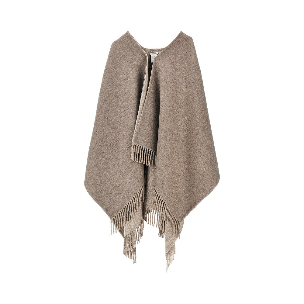 Fendi Wool and cashmere double-face cape