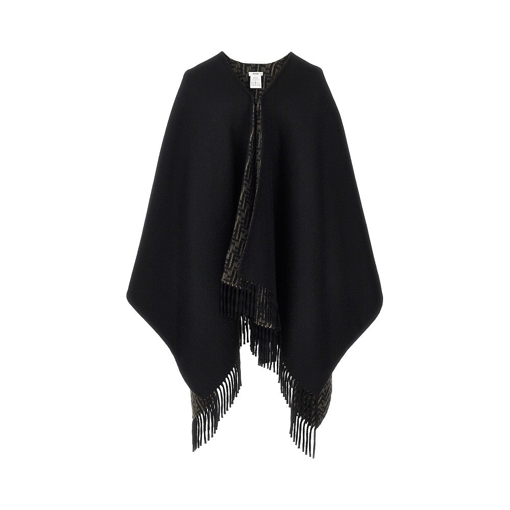 Fendi Wool and cashmere double-face cape