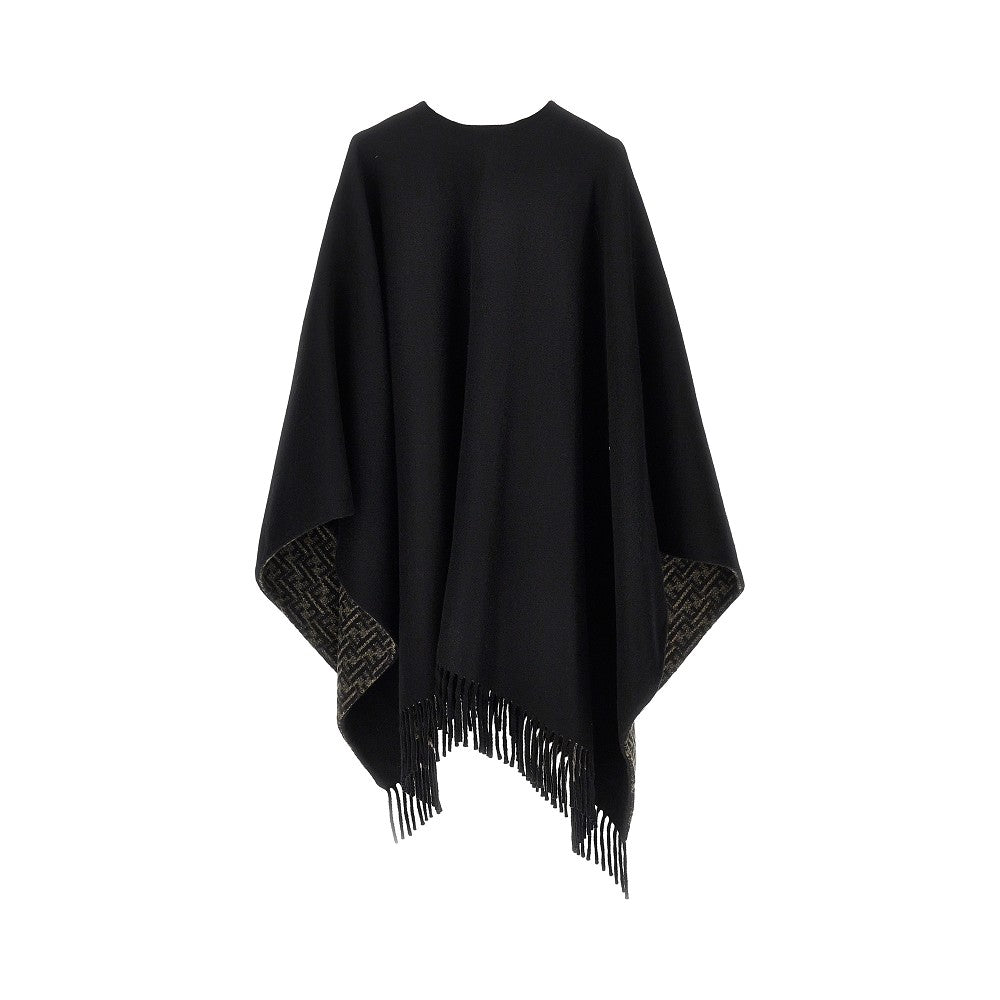 Fendi Wool and cashmere double-face cape