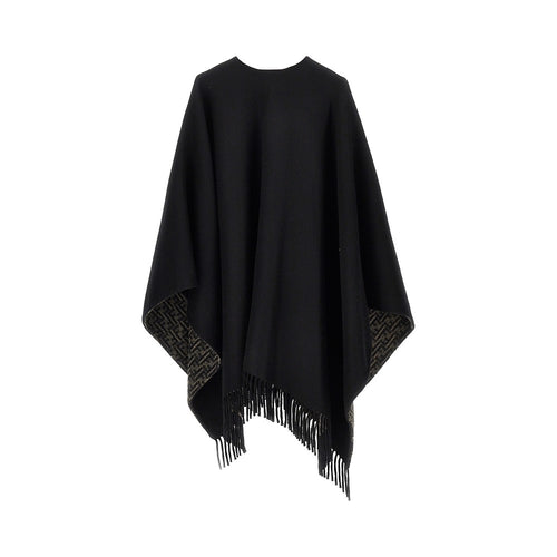Fendi Wool and cashmere double-face cape