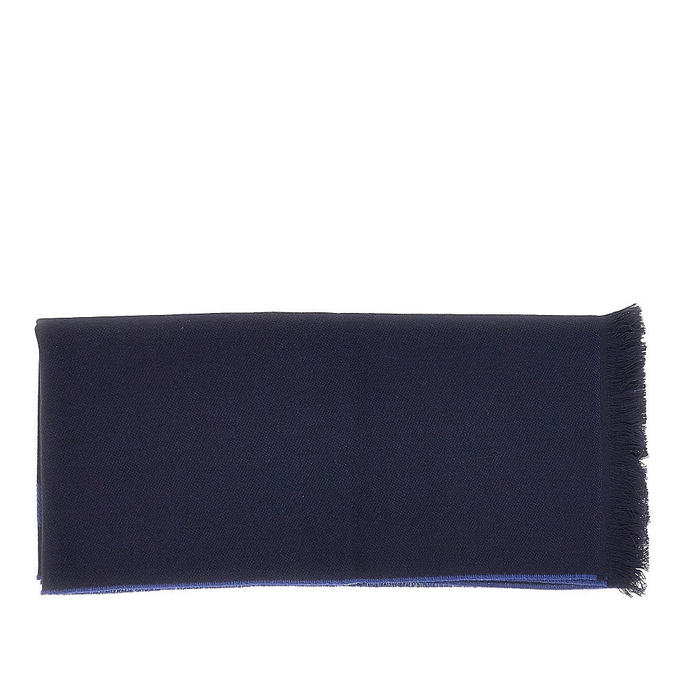 EMPORIO ARMANI Jacquard logo wool scarf