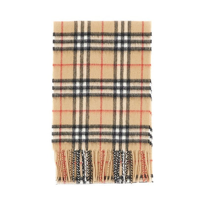 BURBERRY Check cashmere scarf
