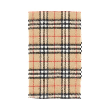 BURBERRY Check cashmere scarf