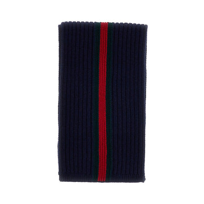 GUCCI Web motif wool scarf